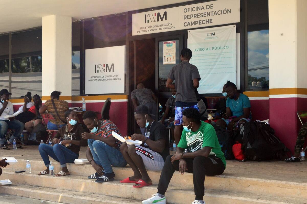 165 migrantes son detenidos en Campeche