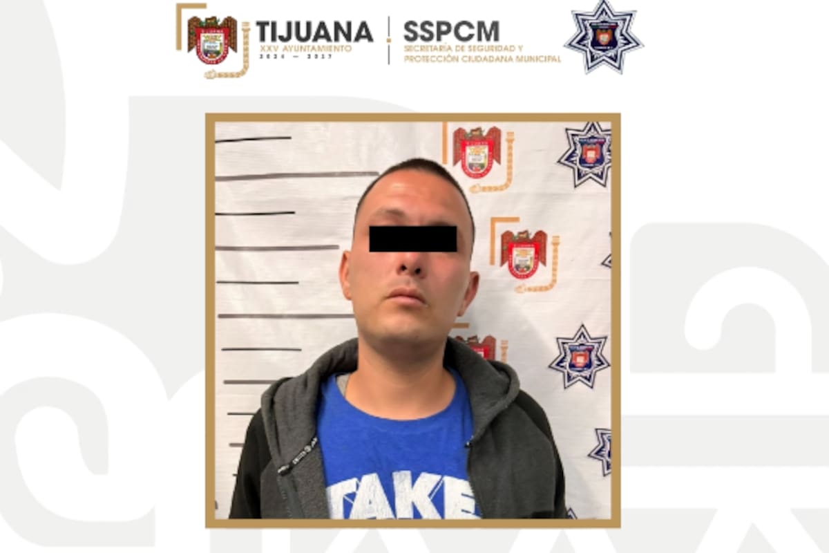 Detienen en Tijuana a hombre con orden de aprehensión por homicidio calificado