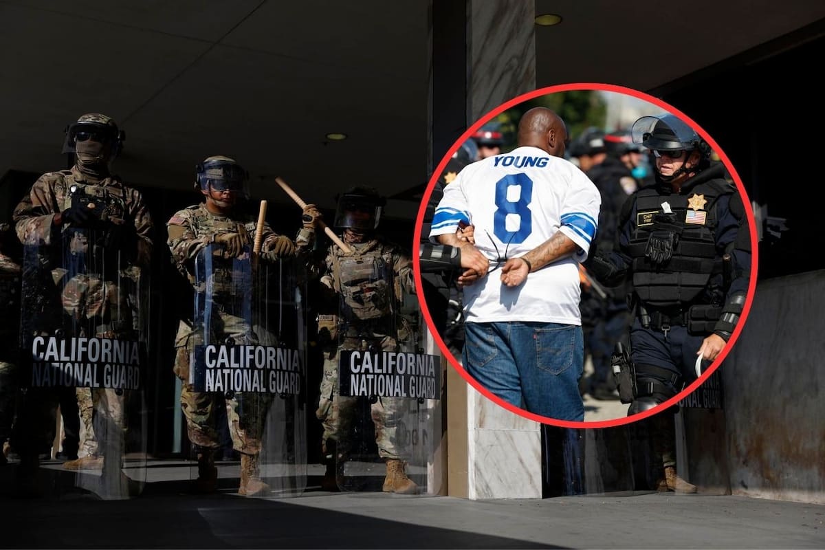 El Departamento de Policía de Los Ángeles (LAPD) inició una serie de arrestos masivos después del toque de queda establecido por la alcaldesa Karen Bass. | Crédito: EFE