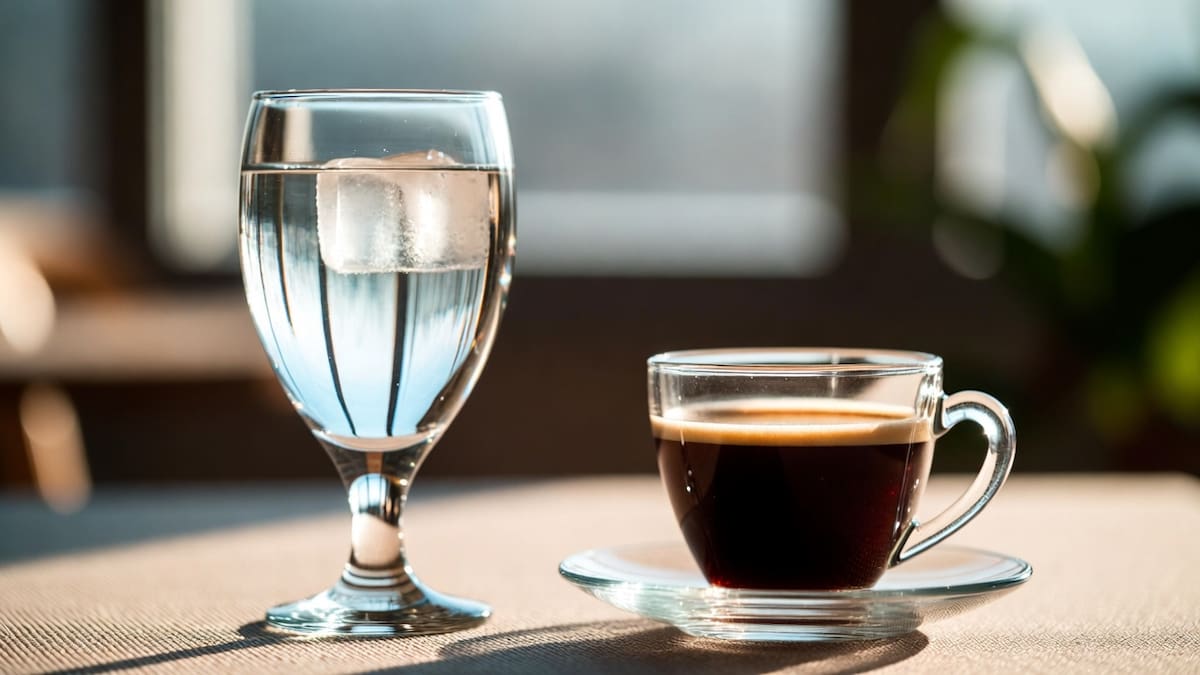 Por qué recomiendan beber agua antes del café | Foto: Grok