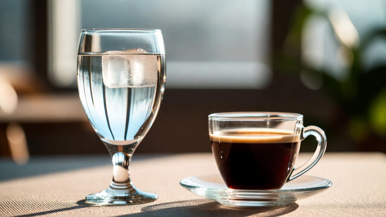 Por qué recomiendan beber agua antes del café | Foto: Grok
