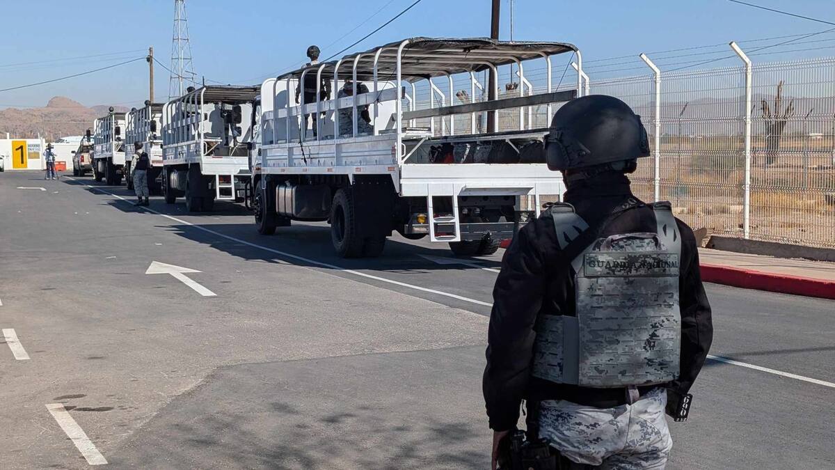 Miles de militares y Guardia Nacional llegan a Sonora y otros estados fronterizos
