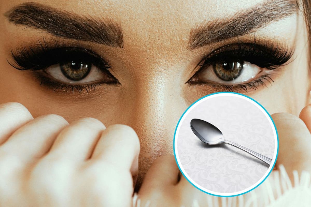 Cómo usar cuchara caliente para rizar pestañas sin rizador