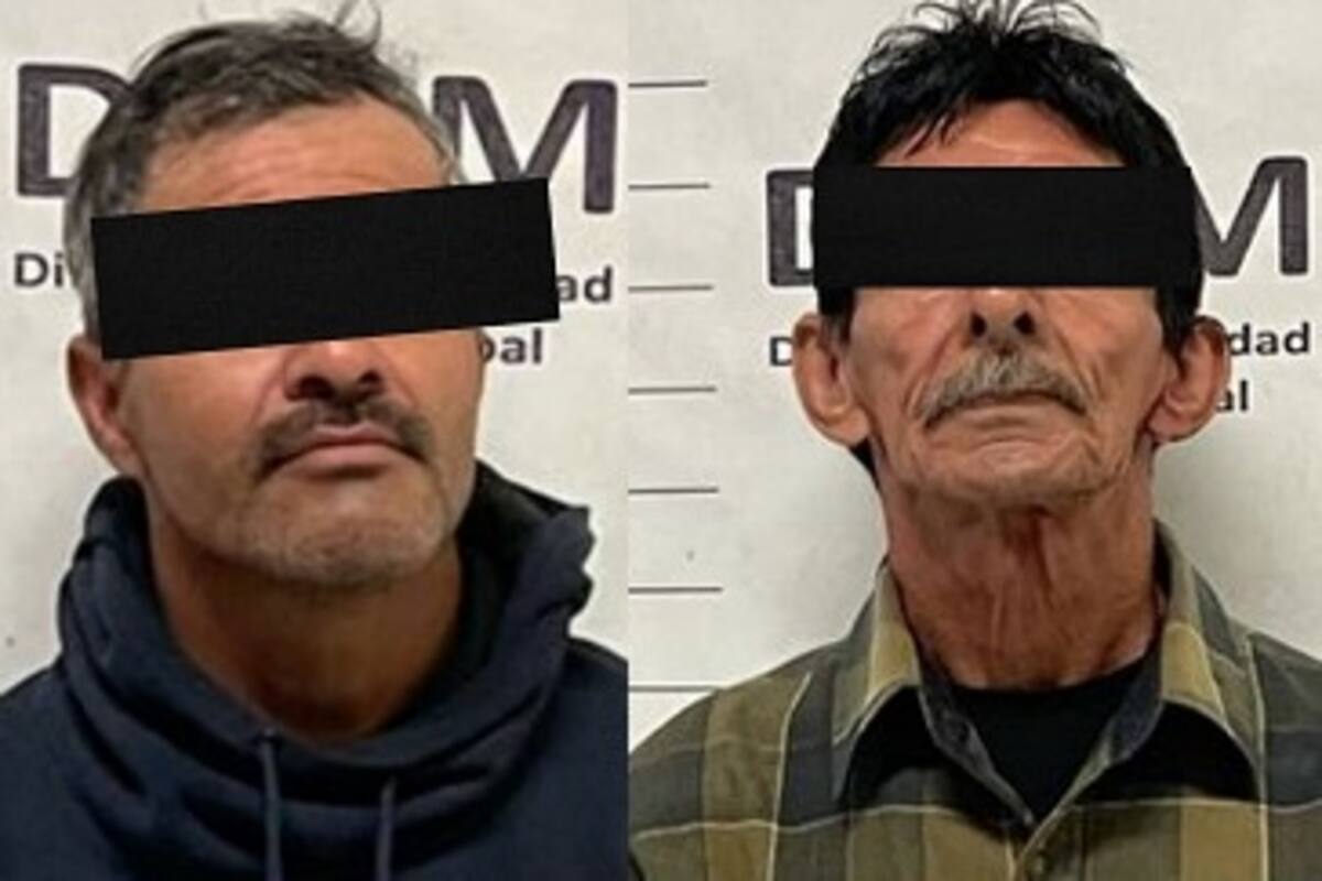 Arrestan a dos hombres con cuchillos en la colonia Carbajal