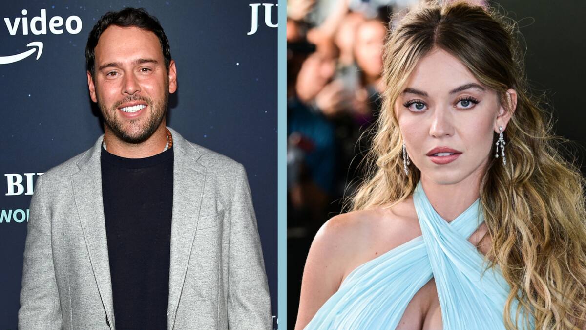 El productor Scooter Braun y la actriz Sydney Sweeney mantienen un romance casual surgido en la boda de Jeff Bezos. / Foto: Especial
