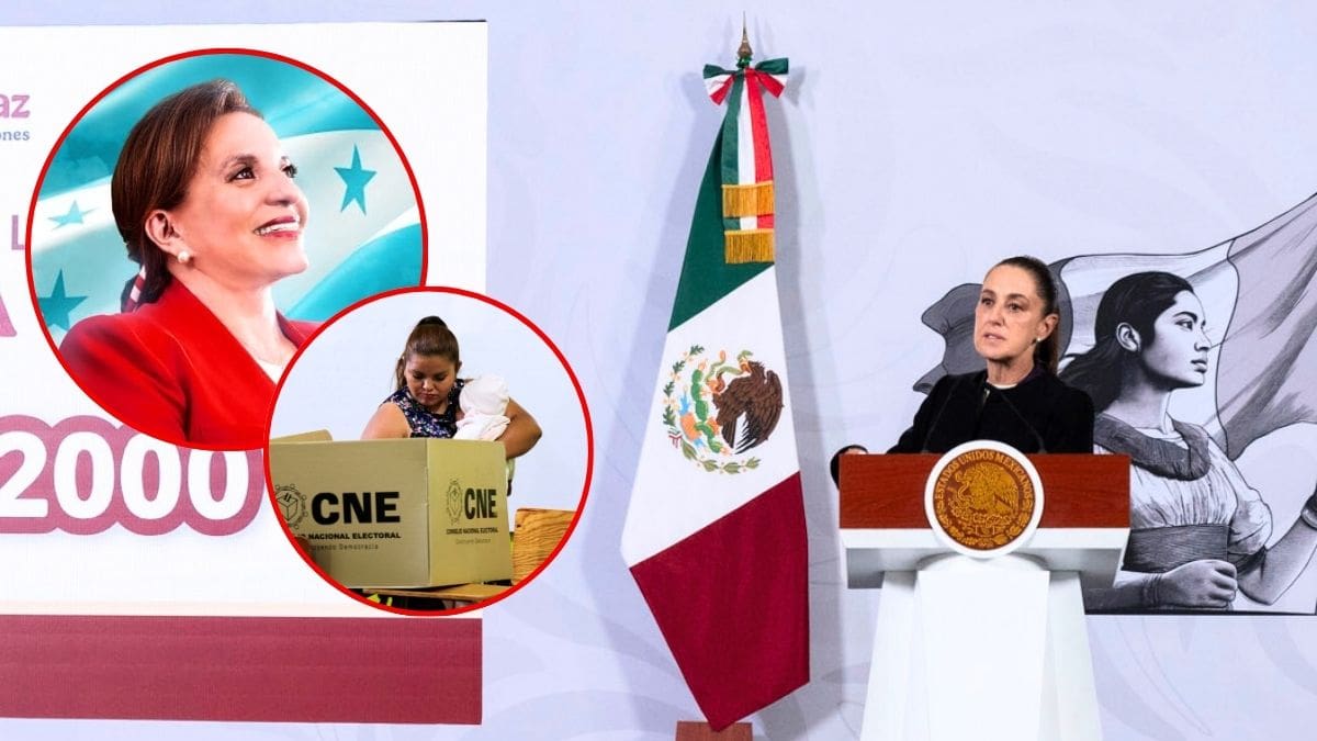 Sheinbaum dice que México está “atento” a denuncias de posible golpe de Estado en Honduras denunciadas por Xiomara Castro y reitera su defensa a la democracia