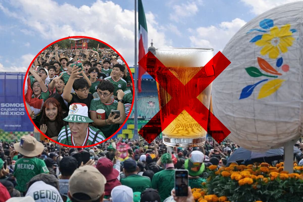 Ni el Fan Fest de FIFA se salvó y el gobierno de la CDMX decomisará cerveza en el Zócalo ante Ley Seca