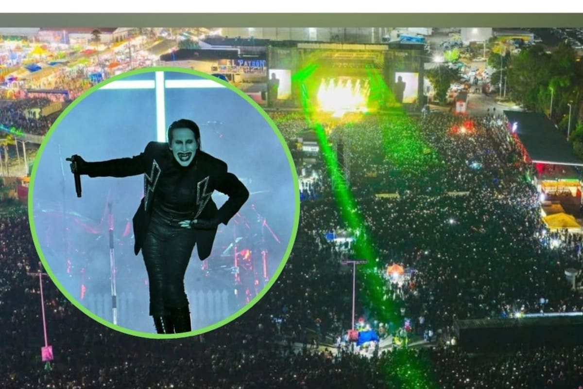 Marilyn Manson reúne a más de 200 mil personas en la FENAPO 2025 pese a protestas religiosas