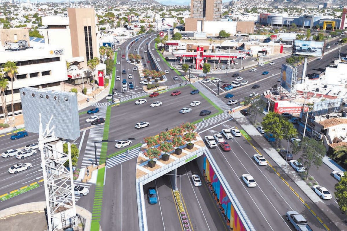 Reducirá un 70% el tiempo de espera obra de paso a desnivel en Hermosillo