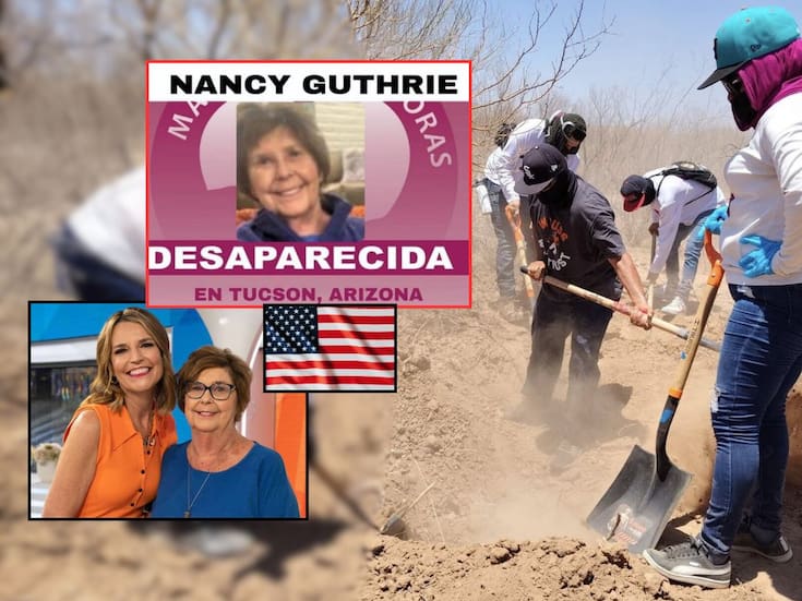 Entre cactus y arena: Madres Buscadoras de Sonora cruzan a Estados Unidos e inician rastreos en el desierto de Arizona en la búsqueda de Nancy Guthrie, madre de la periodista Savannah Guthrie desaparecida desde enero en Tucson: “sabemos leer la tierra”