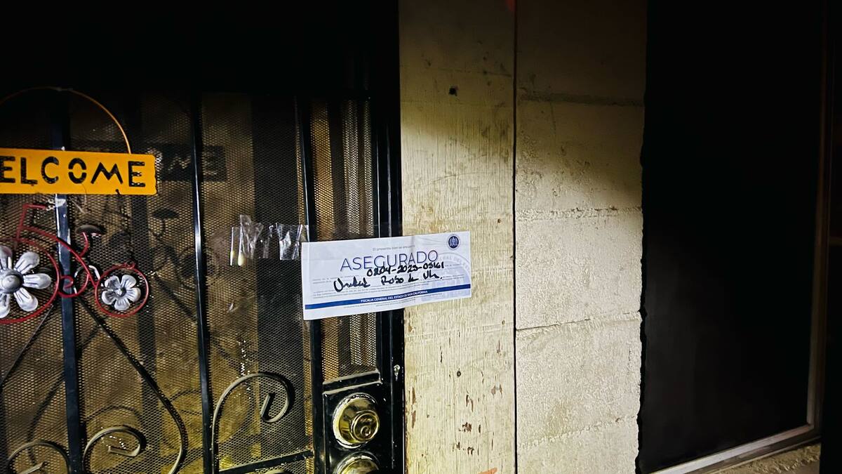 El inmueble cateado en la colonia Buenos Aires Norte fue asegurado para su posterior análisis forense.