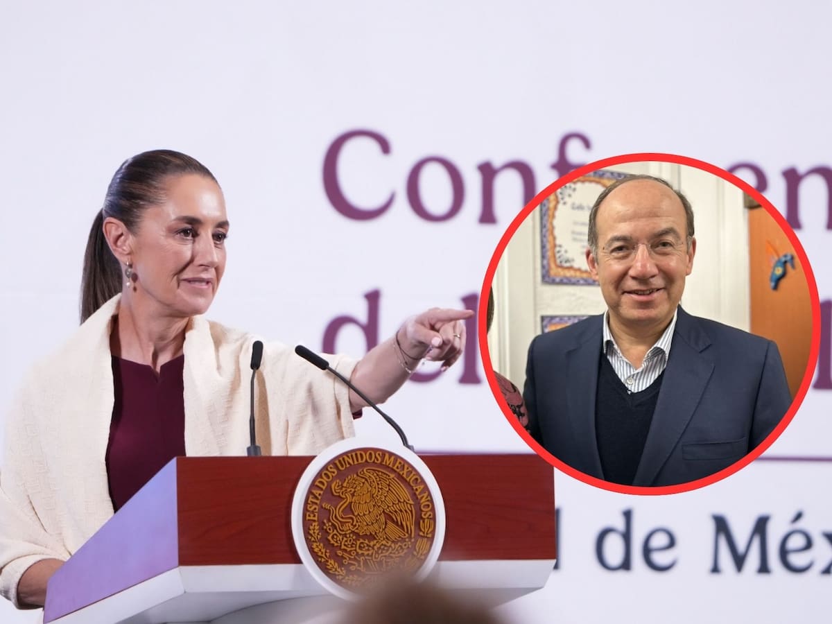 ¡Zafo que mi estrategia sea como la de Calderón!: Sheinbaum asegura que su gobierno construye la paz. | Crédito: Presidencia/X @FelipeCalderon
