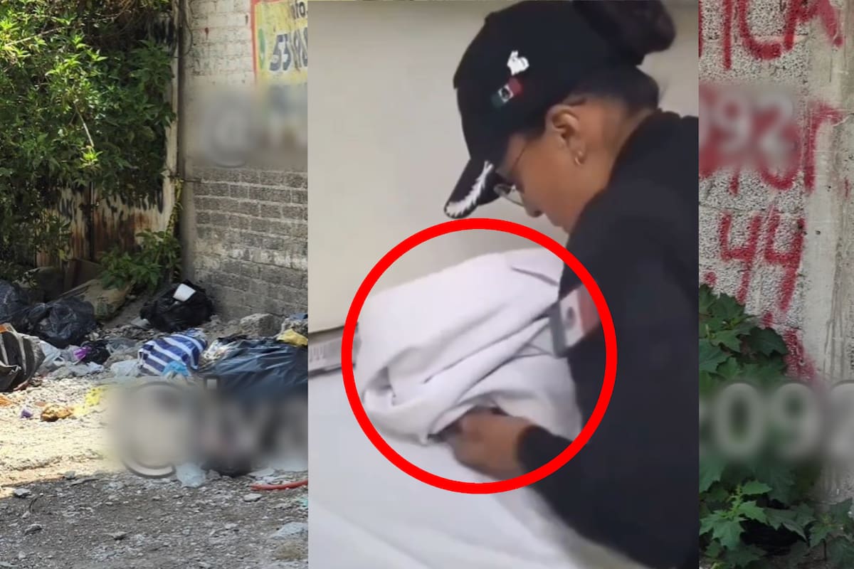 La historia de la bebé abandonada rescatada de una bolsa de basura en Ecatepec