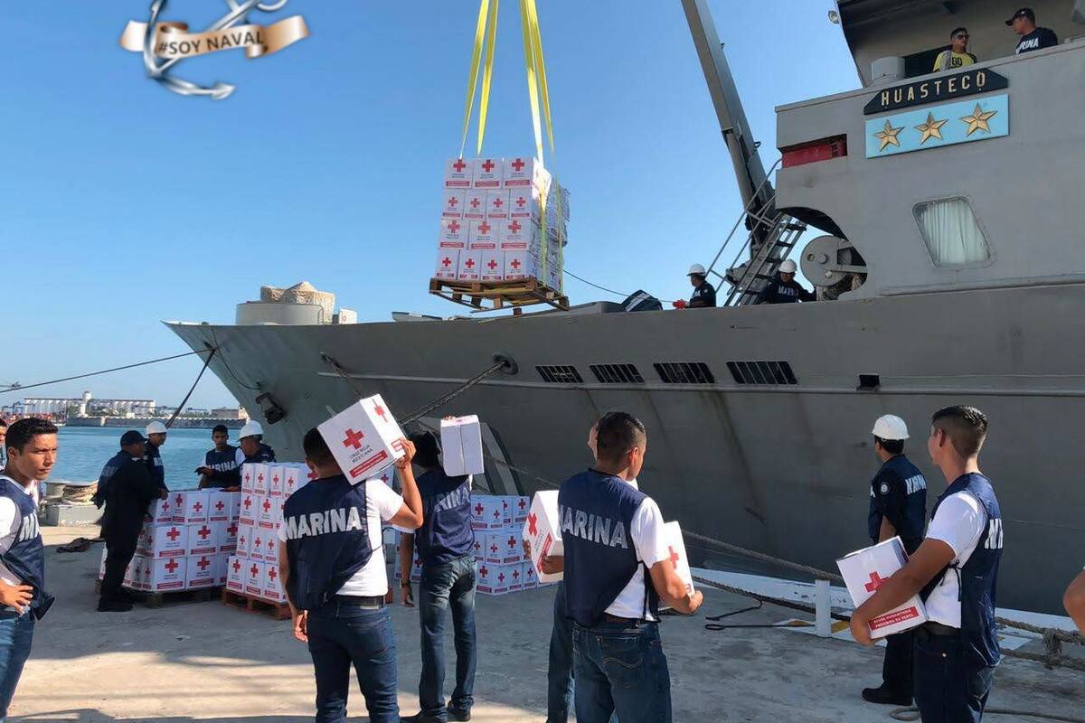 Envía México toneladas de ayuda a Bahamas