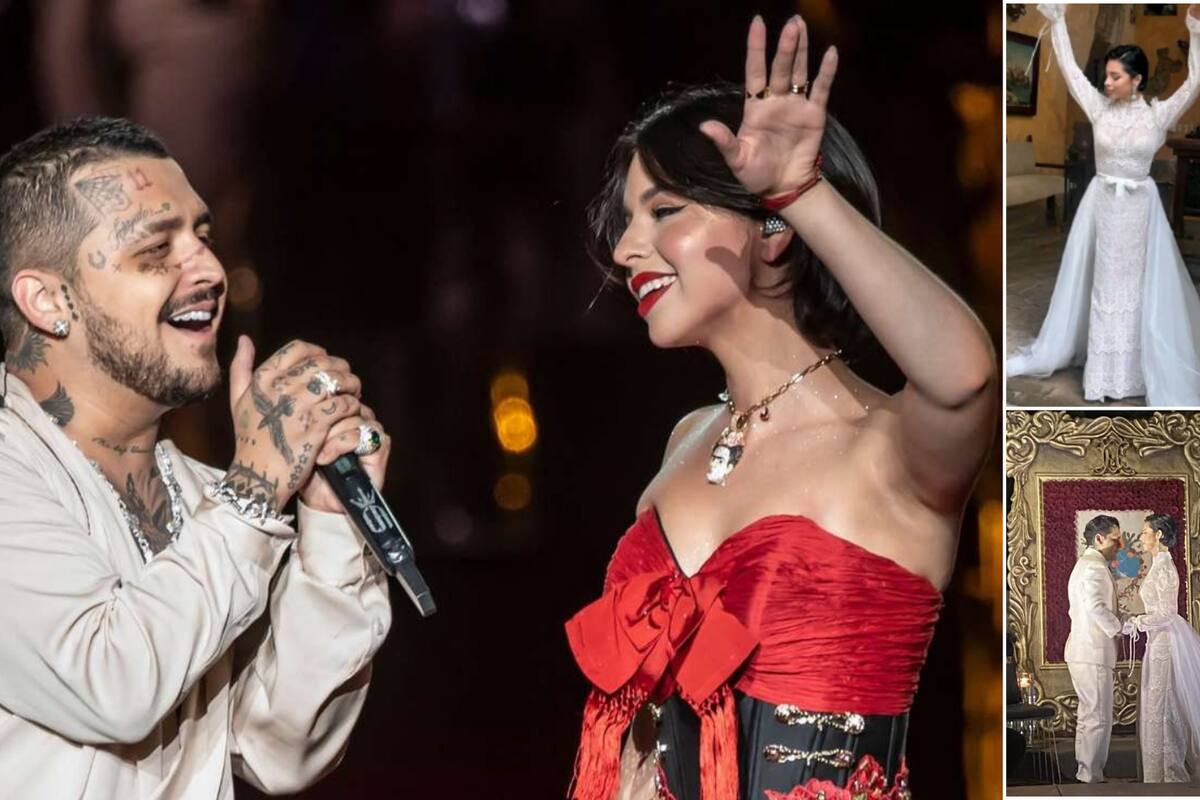 “¡Yo gané!” Este fue el mensaje de Ángela Aguilar tras su boda con Christian Nodal