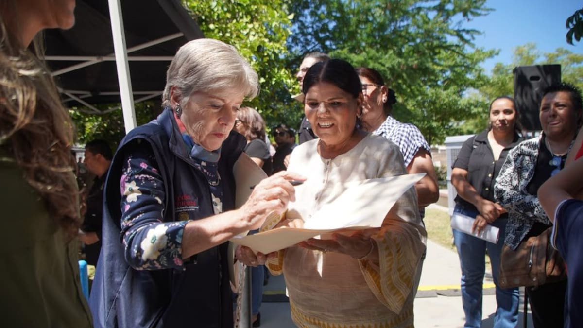 Alicia Bárcena informó que los nuevos muestreos comprobaron las advertencias realizadas por las comunidades del Río Sonora. FOTO: X SERMARNAT