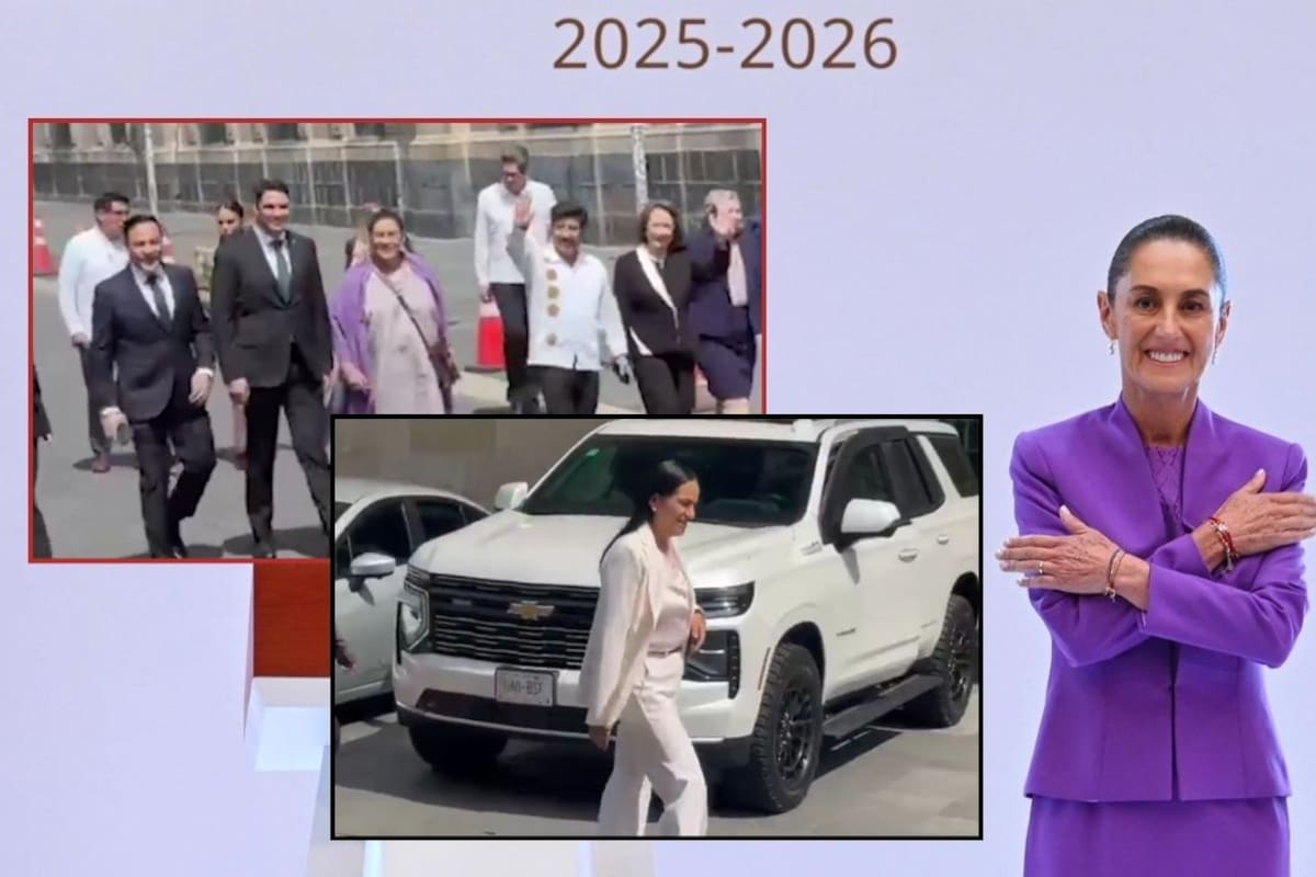 Ariadna Montiel y ministros de la SCJN entre los asistentes al segundo informe de gobierno de Sheinbaum
