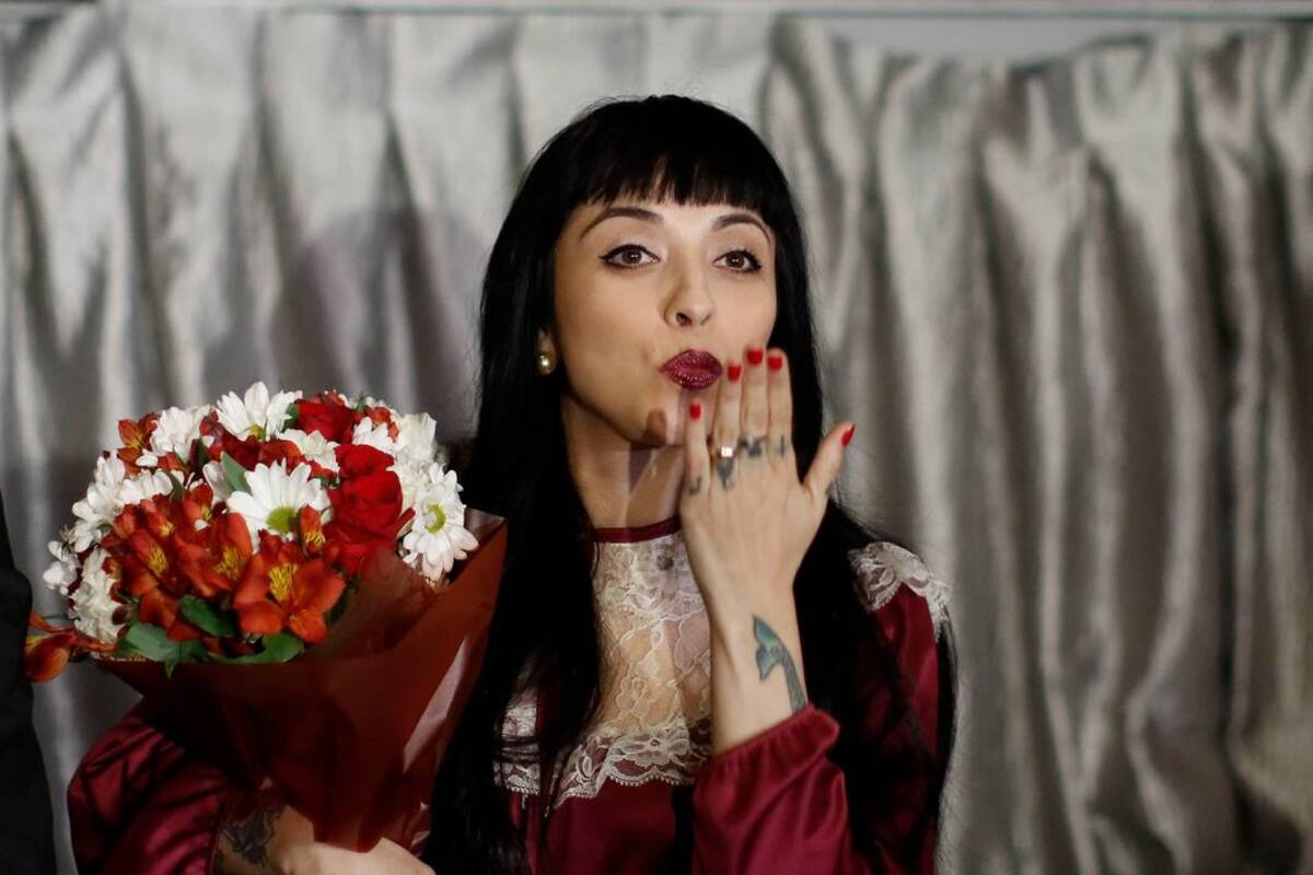 Mon Laferte se manifiesta contra el gobierno chileno