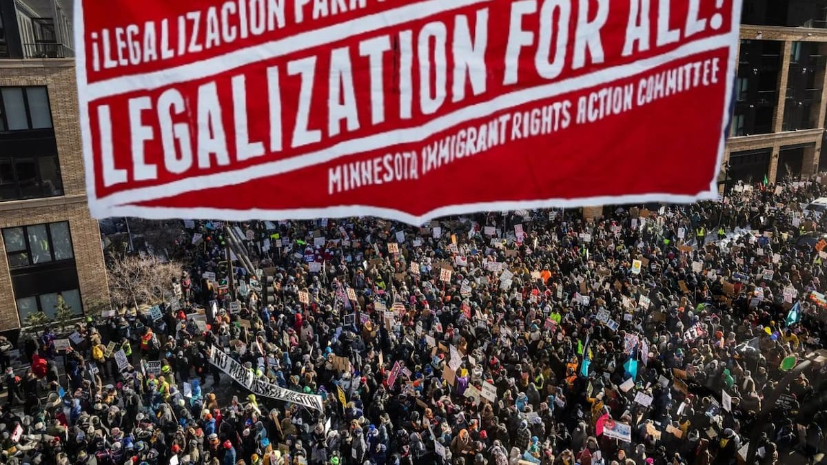 Protestas masivas y cierre de negocios sacuden a Estados Unidos para exigir el fin de la campaña migratoria del ICE tras las muertes de Renee Good y Alex Pretti en Minnesota