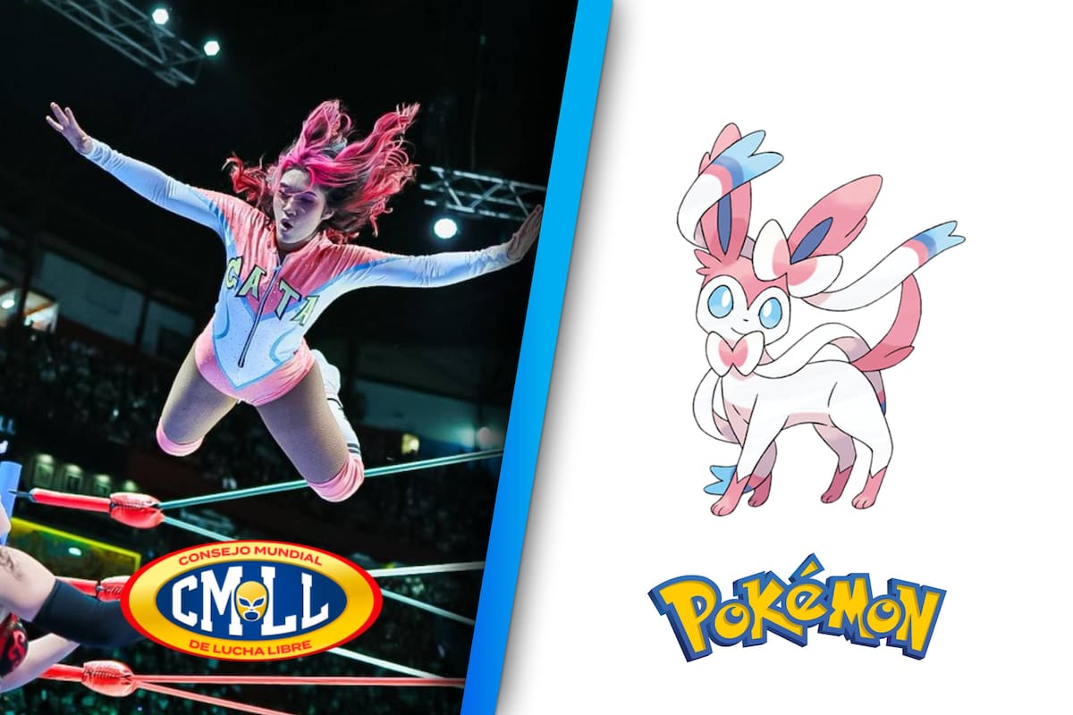 Catalina pokevolucionó en Sylveon. (Foto: (CMLL)