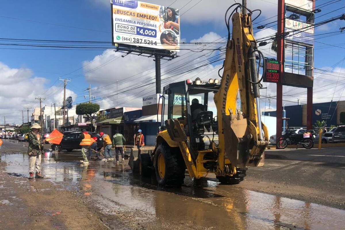 Destinan 7.2 millones de pesos para la pavimentación de dos calles en Rosarito