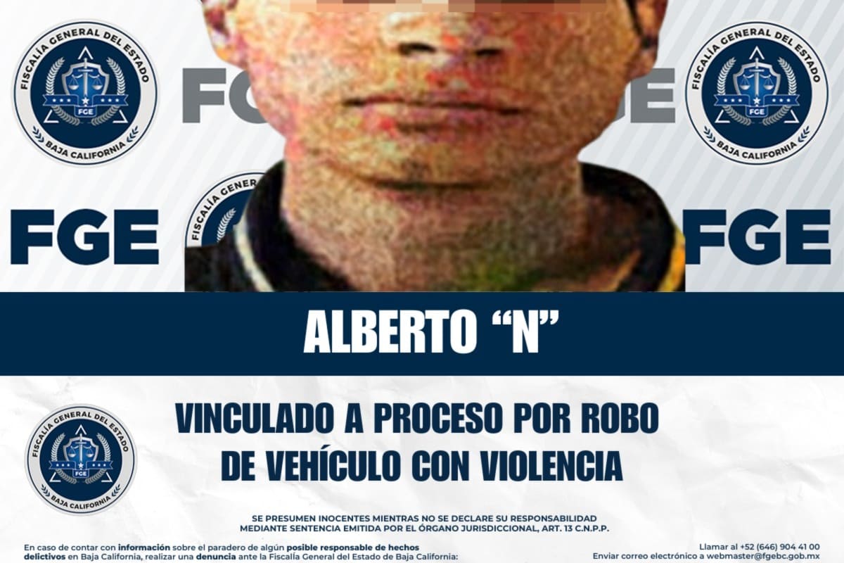 Vinculan a Alberto “N” por robo de vehículo con violencia