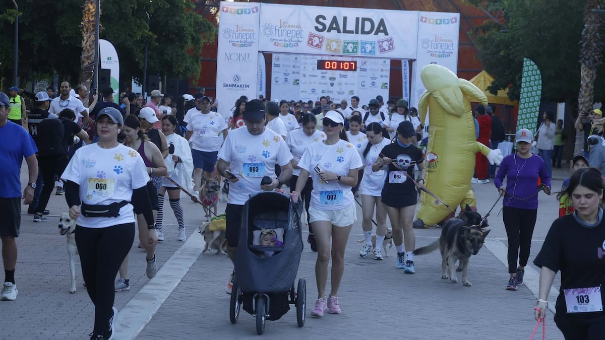 Se lleva a cabo la primera edición de la Carrera Funepet junto a más de 280 competidores con sus mascotas en el Parque Madero