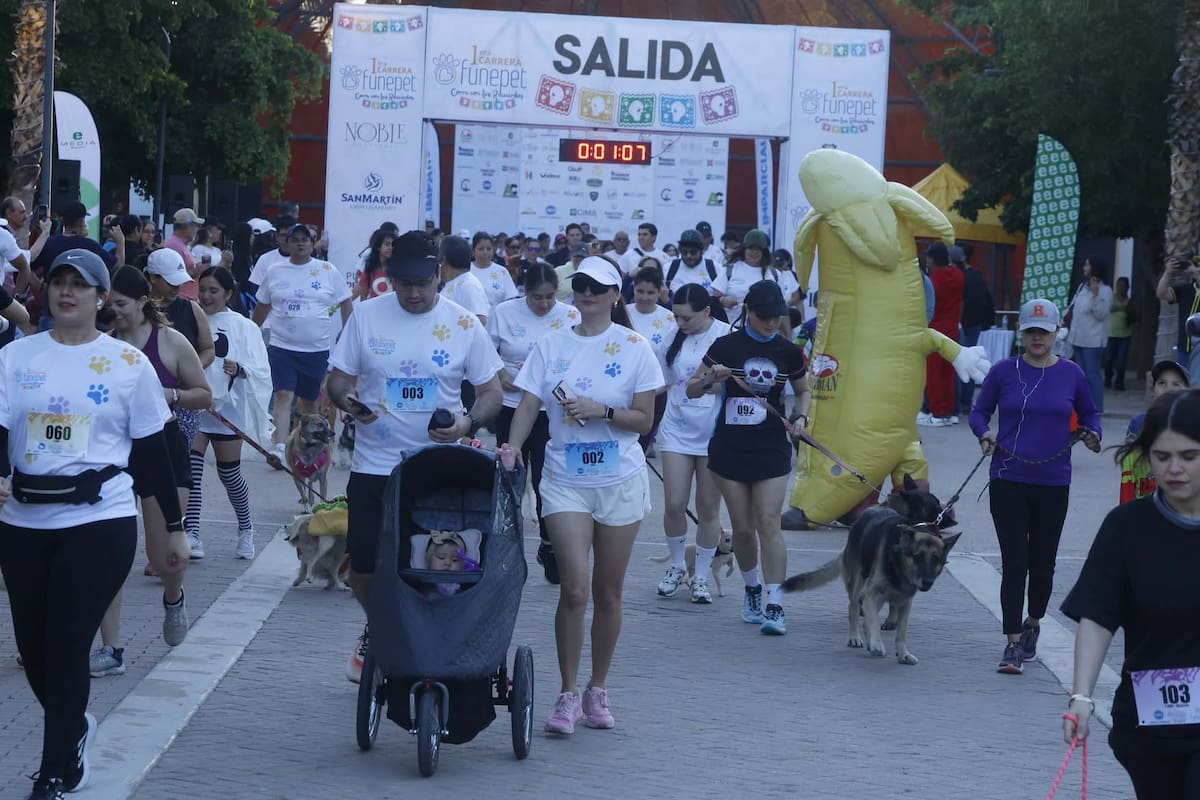 Se lleva a cabo la primera edición de la Carrera Funepet junto a más de 280 competidores con sus mascotas en el Parque Madero