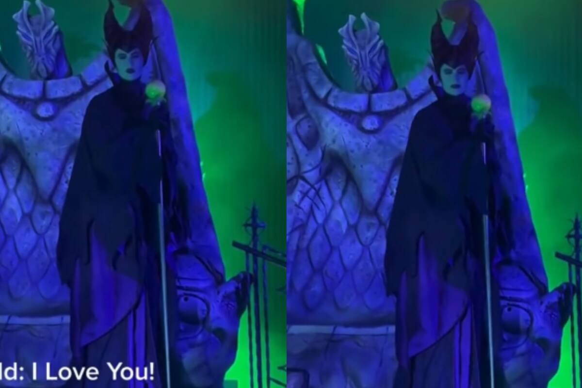 “Yo me amo también”: Maléfica les responde de esta forma a los niños en Disneylandia que le dicen que la aman