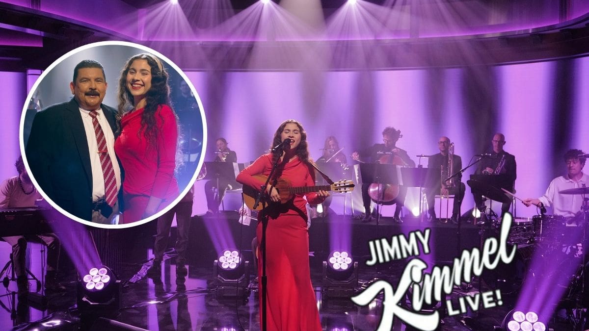 Silvana Estrada brilla en el show “Jimmy Kimmel Live!” con su tema “Dime” junto a la Filarmónica de Los Ángeles
