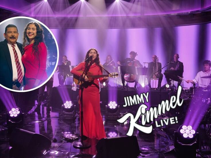 Silvana Estrada brilla en el show “Jimmy Kimmel Live!” con su tema “Dime” junto a la Filarmónica de Los Ángeles