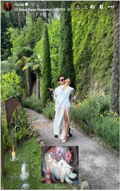 El cantante no tuvo reparo en compartir el tema en su cuenta de Instagram.