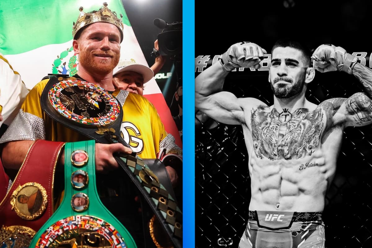 Canelo Álvarez descarta un pelea en boxeo ante Ilia Topuria, campeón de UFC