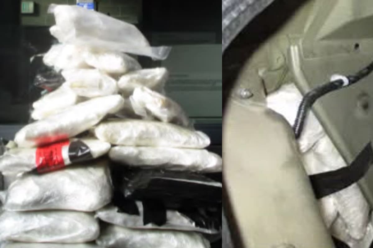 Agentes de CBP decomisan casi 94 libras de metanfetamina en el puerto de San Ysidro