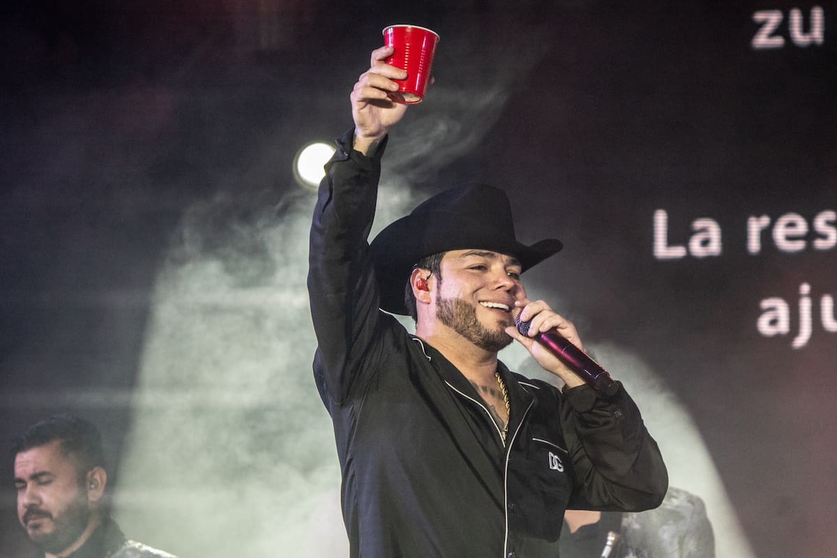 El cantante estuvo presente con su espectáculo en el Teatro del Pueblo de la Feria Nacional de Tijuana. Foto: Gustavo Suárez