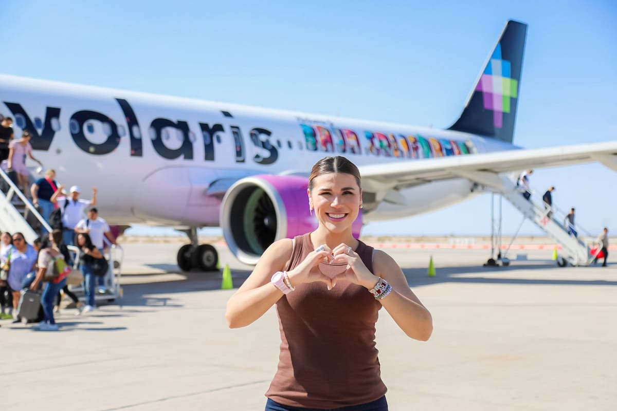 Anuncia gobernadora ampliación en conectividad área de BC con nuevas rutas e inversión en infraestructura