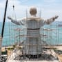 Perú construye una estatua de 14 metros del papa León XIV frente al mar y espera que el pontífice regrese al país para bendecirla