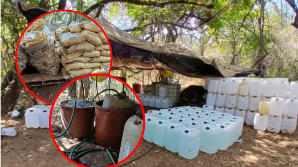 Impactante hallazgo en Culiacán: aseguran dos narcolaboratorios con más de 5 mil litros de químicos peligrosos