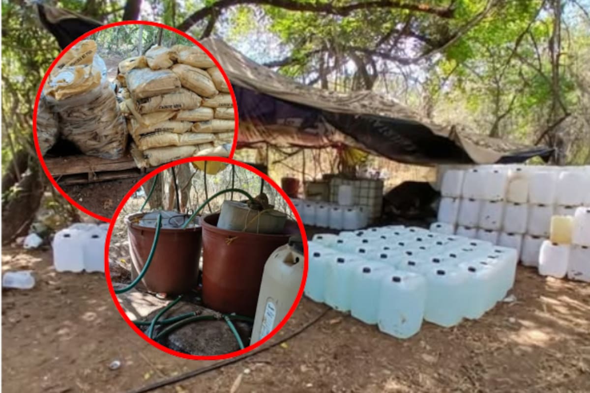 Impactante hallazgo en Culiacán: aseguran dos narcolaboratorios con más de 5 mil litros de químicos peligrosos