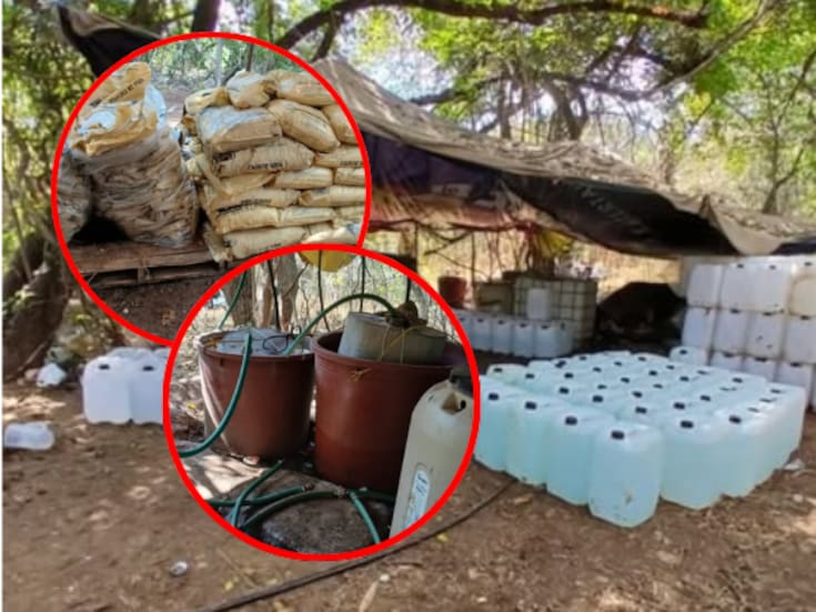 Impactante hallazgo en Culiacán: aseguran dos narcolaboratorios con más de 5 mil litros de químicos peligrosos