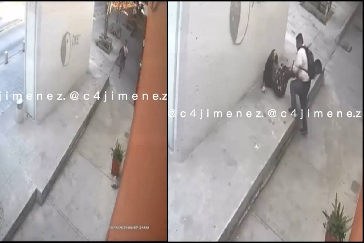 VIDEO: Mujer es asaltada con violencia en la Ciudad de México