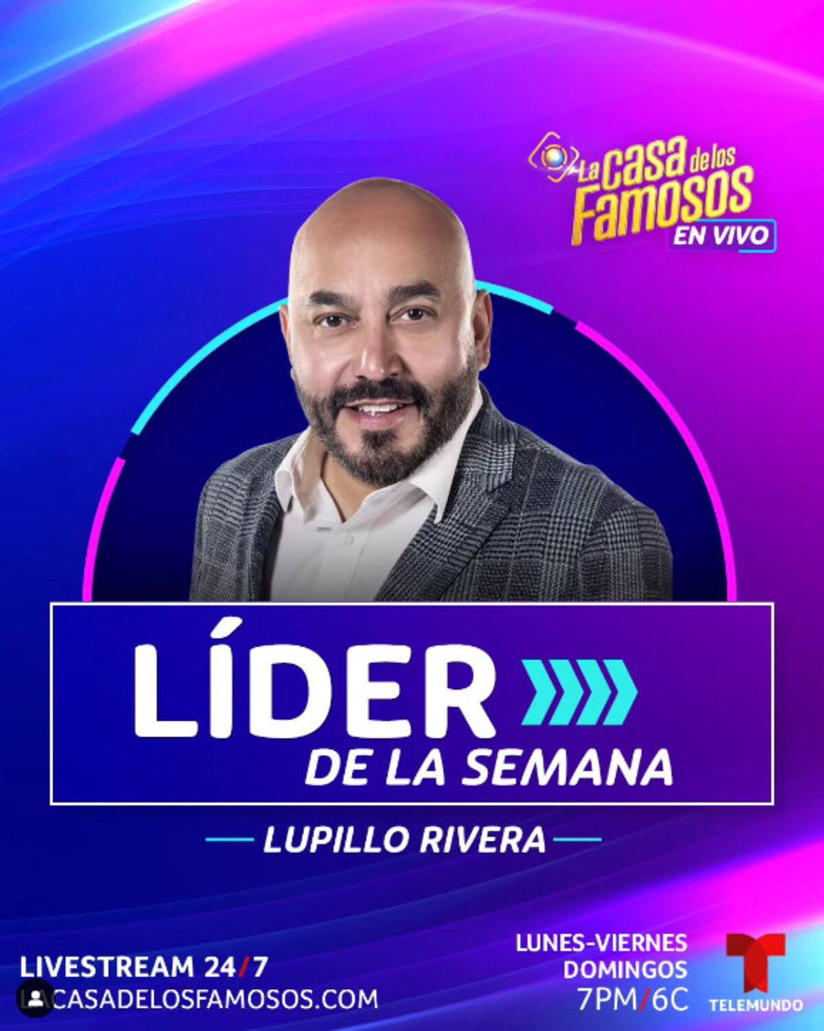 Lupillo Rivera se llevó el liderazgo de esta semana.