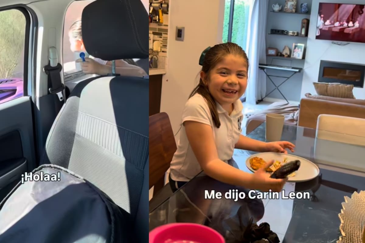 Niña saluda a Carín León en el tráfico y no dudó en seguir el consejo que le dio