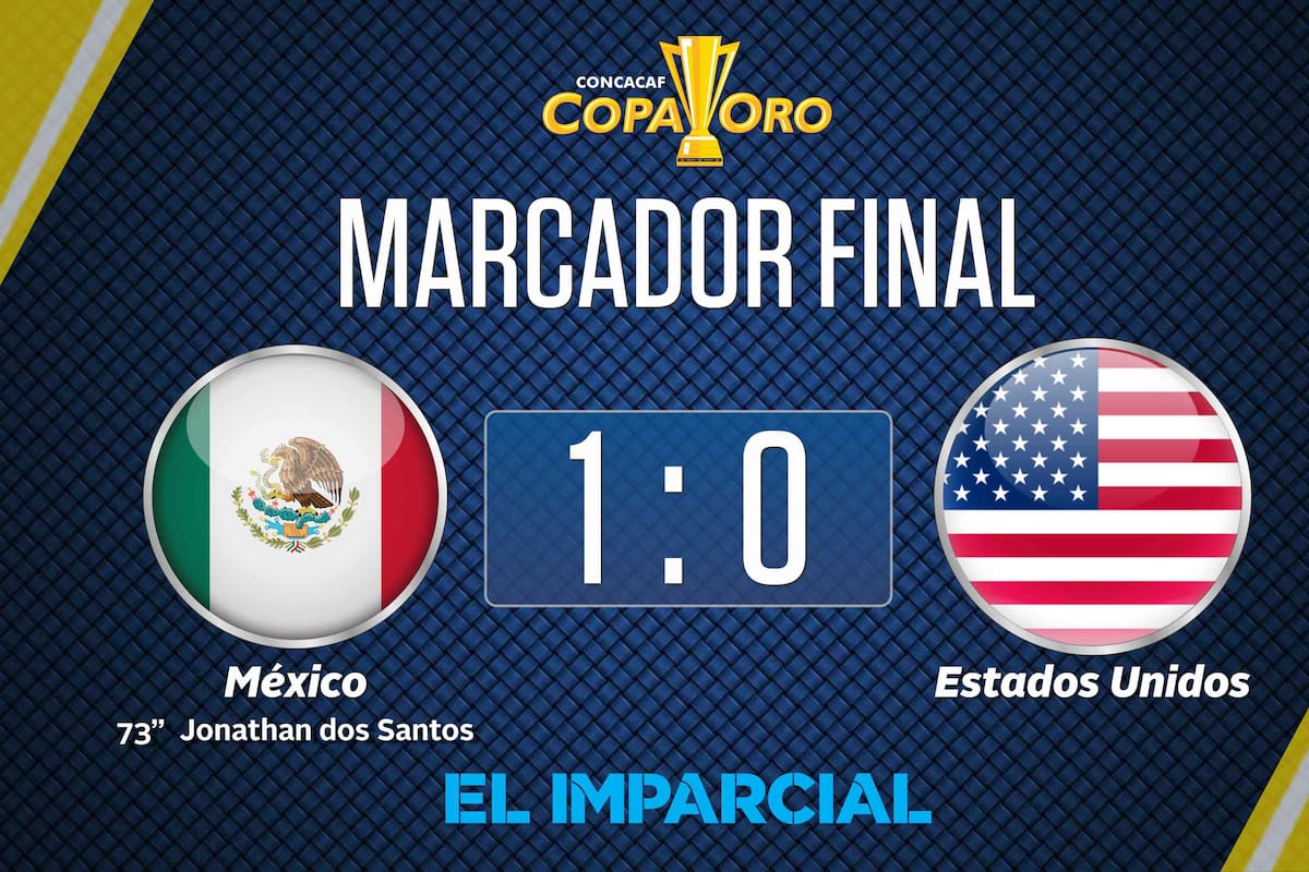 México vence a Estados Unidos y gana la Copa Oro