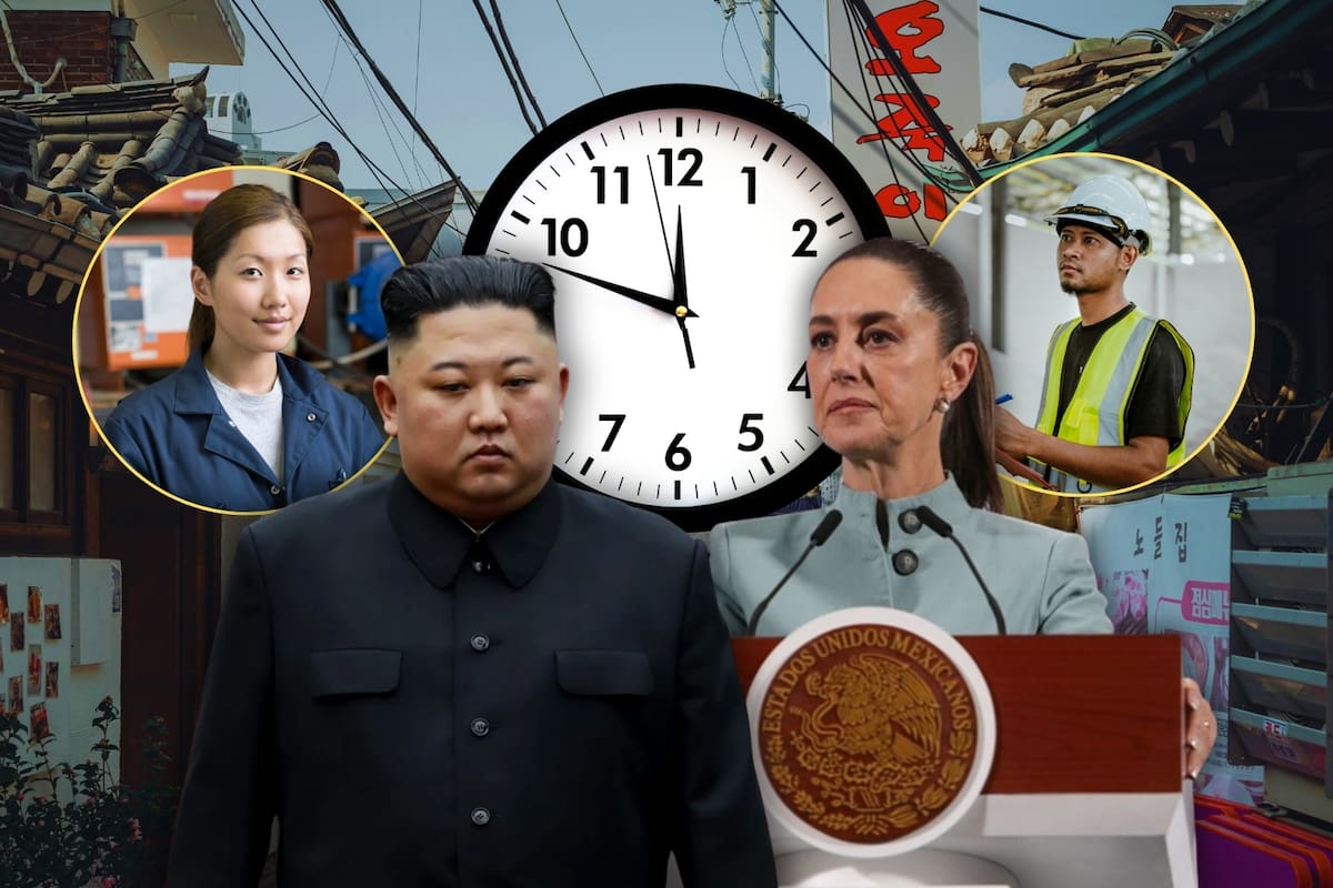 Mientras los mexicanos buscan una jornada laboral de 40 horas, en Corea del Norte la ley solo obliga a trabajar 32 de lunes a jueves, aunque en la práctica la situación en muy distinta