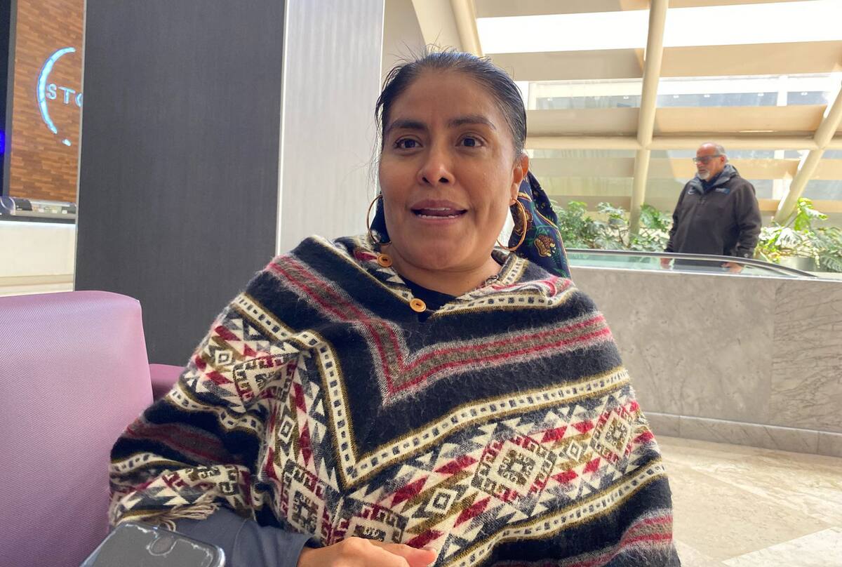 La activista Eufrosina Cruz Mendoza en entrevista para GH.