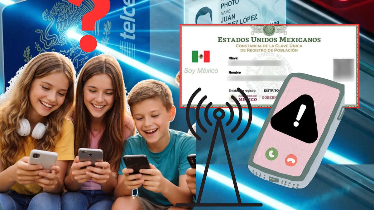 Con el nuevo padrón de registro celulares cada línea deberá estar a nombre de una persona física, pero ¿qué ocurre con los números de teléfono de los menores?