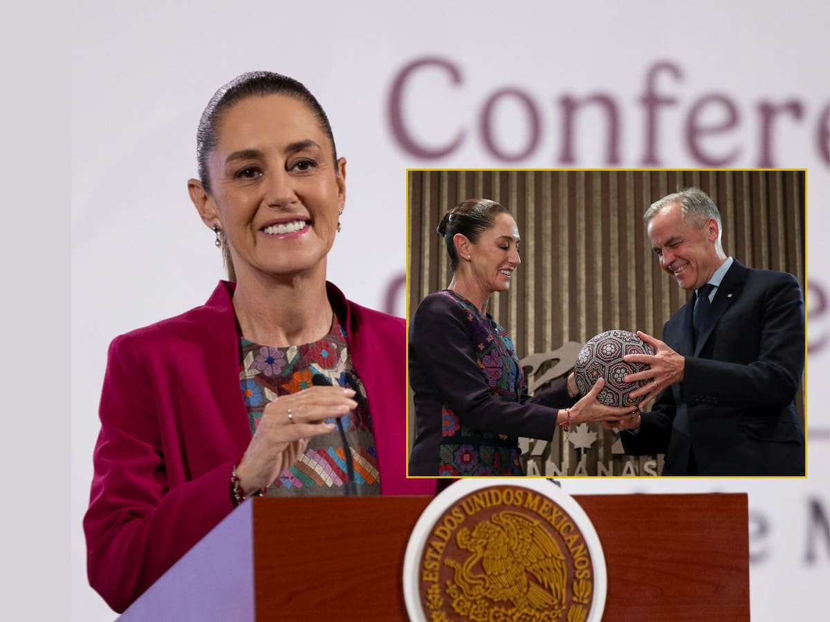 México y Canadá buscan fortalecer el comercio a través de puertos: Sheinbaum. | Crédito: Presidencia/REUTERS