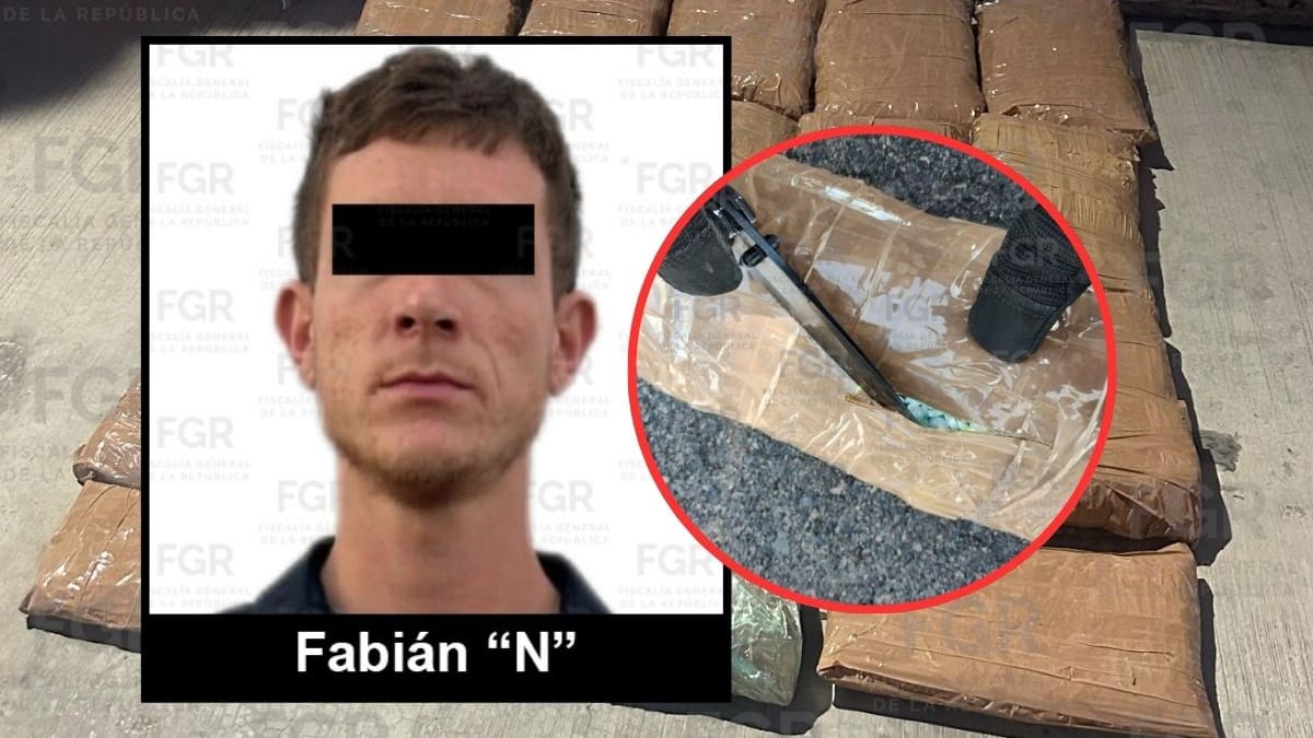Fabián “N” es sentenciado a 6 años de cárcel por transportar más de 158 mil pastillas de fentanilo