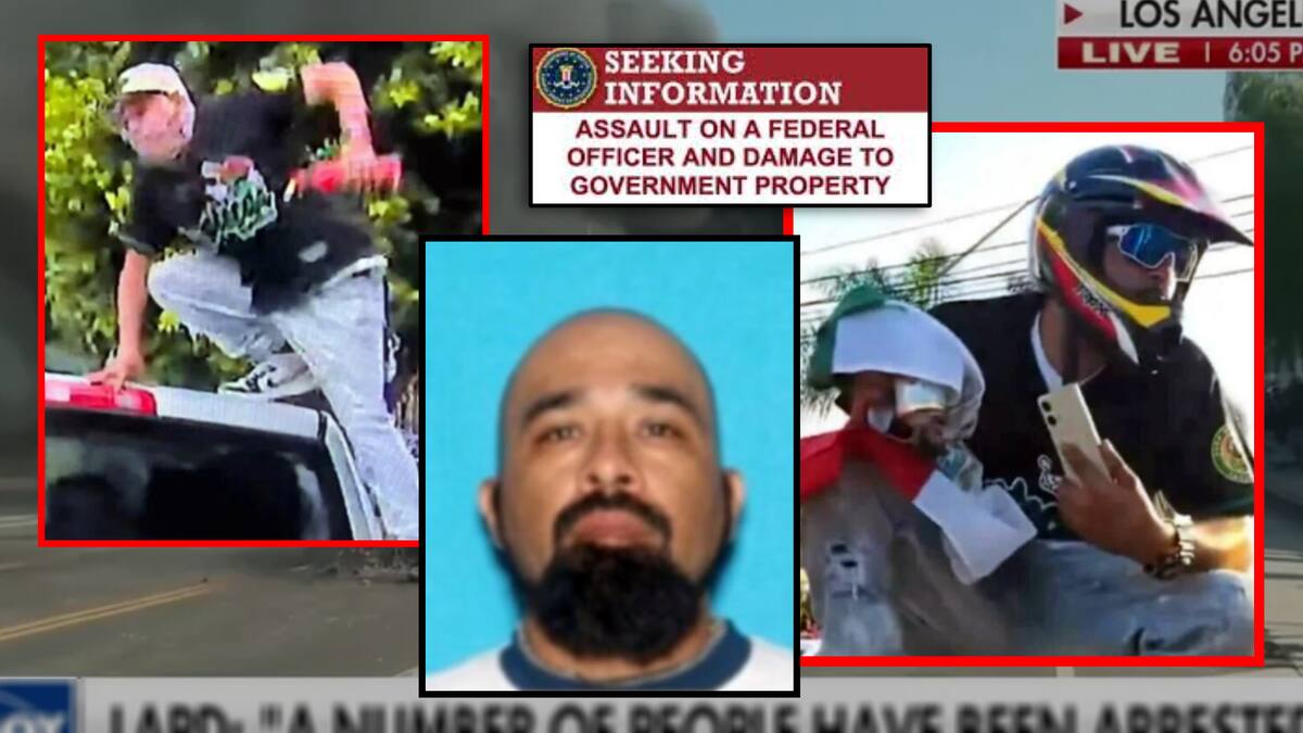 FBI incluye a manifestante con bandera de México en Lista de los Más Buscados; ofrece 50 mil dólares por información sobre su paradero